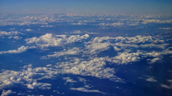 View from airplane window — Stock Photo, Image