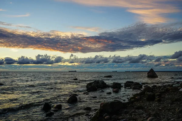 Sonnenuntergang an der Ostsee — Stockfoto