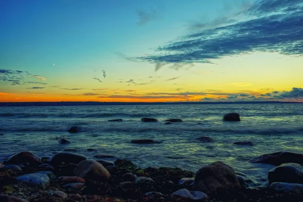 Sonnenuntergang an der Ostsee — Stockfoto