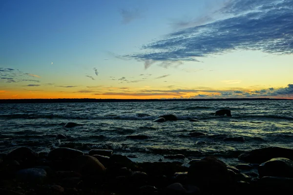 Sonnenuntergang an der Ostsee — Stockfoto