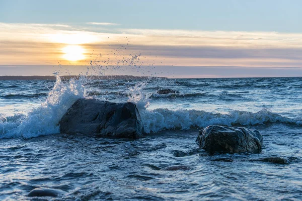 バルト海の夕日 — ストック写真