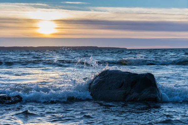 バルト海の夕日 — ストック写真