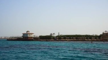 Hurghada, Mısır - Kasım, 2016: Bölge Beach otel