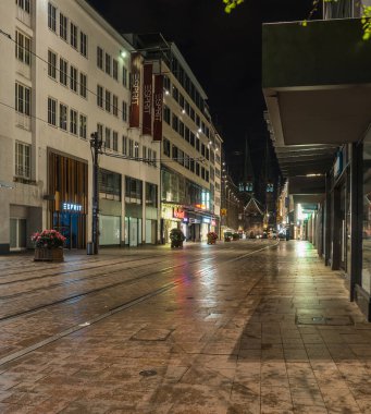 Bremen, Almanya, olabilir. 2017 gece street City Bremen, uzun pozlama