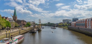 Bremen, Almanya, olabilir. 2017 cityscape in Bremen'de yaz saati