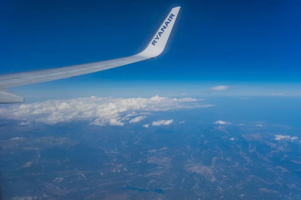 Boeing 737 800 Compañía Ryanair Que Vuela Entre España —  Fotos de Stock