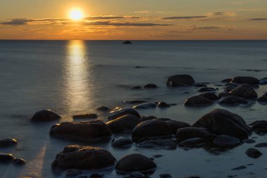 Tossa de Mar sahil kasabası üzerinde Costa Brava Katalonya, İspanya
