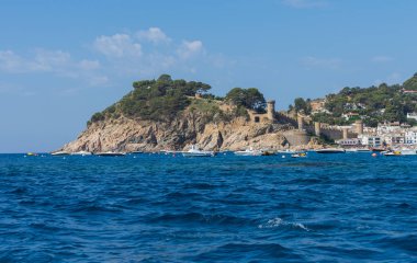 TOSSA DE MAR, SPAIN - 07, 2017: Village Tossa de Mar Costa Brava
