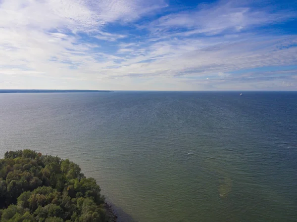 Tallinn Estonya, bölge Harjumaa cou Baltık denizde havadan görünümü