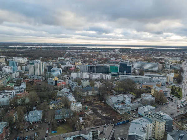 Vista aérea del casco antiguo de Tallin —  Fotos de Stock