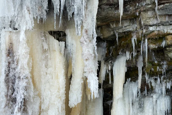 Cascada Congelada Estonia — Foto de Stock