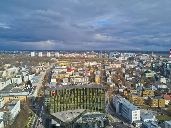 Luftaufnahme Der Stadt Tallinn Estland — Stockfoto