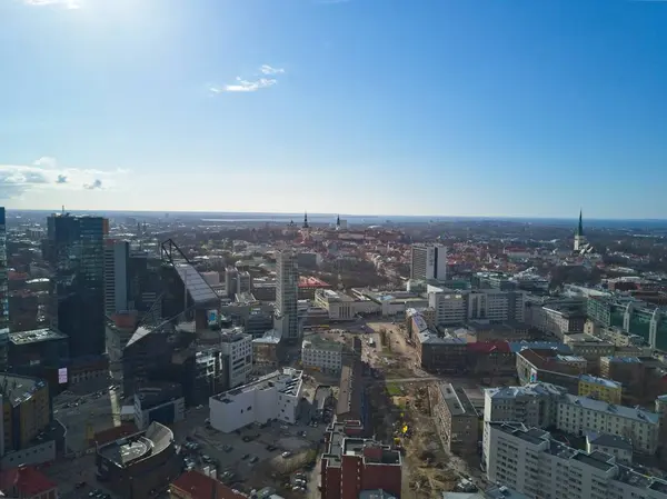 城市塔林鸟瞰图爱沙尼亚 — 图库照片