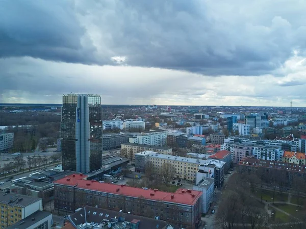 Vista Aérea Ciudad Tallin Estonia — Foto de Stock