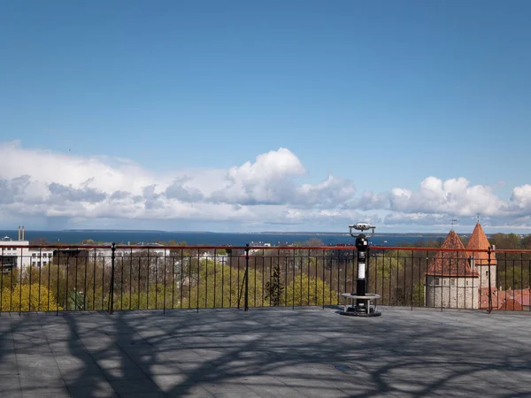 Die Schöne Aussicht Der Altstadt Von Tallinn Estland — Stockfoto