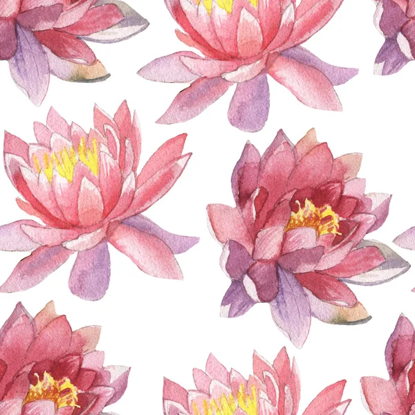 watercolor lotus flower