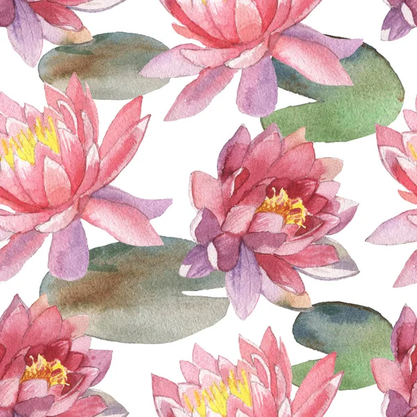 watercolor lotus flower