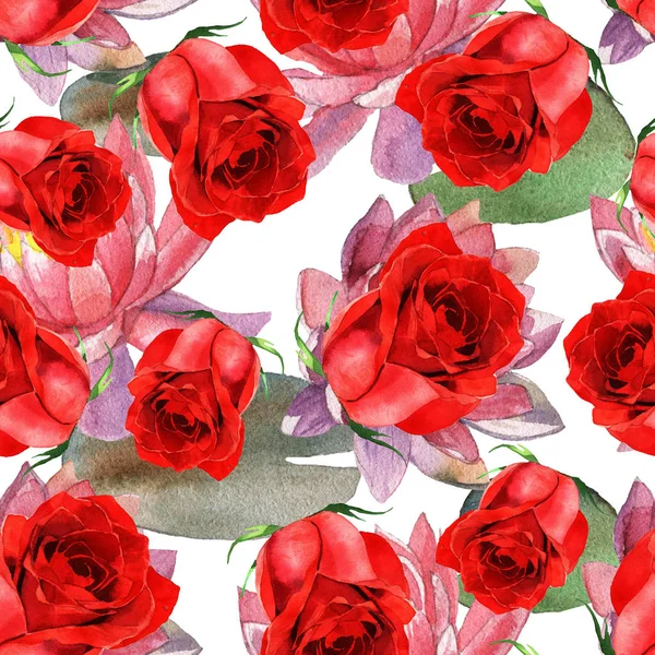 Akwarela róża ilustracja — Zdjęcie stockowe