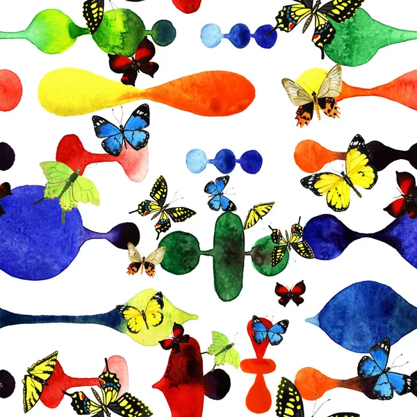 Aquarell Schmetterling Illustration — Stockfoto