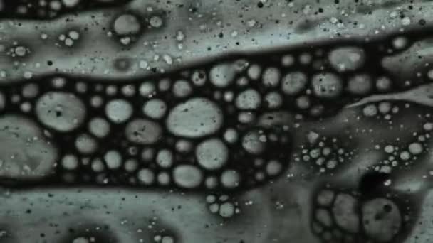 流体看起来就像宏观模式的分子 — 图库视频影像
