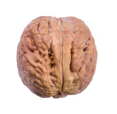 Cevizler beyaz üzerine izole 