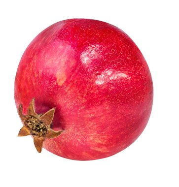 Beyaz üzerine izole edilmiş nar. 