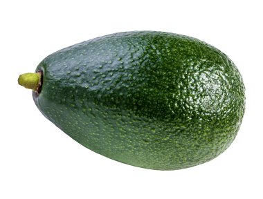 Avokado beyaz üzerine izole 