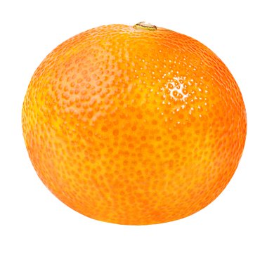 mandalina veya mandalina meyve üzerinde beyaz izole