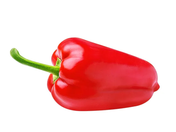 Rode peper geïsoleerd op een witte — Stockfoto