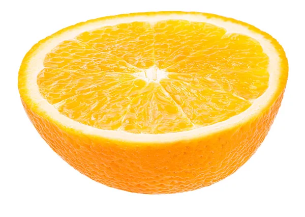 Üzerinde beyaz izole portakal — Stok fotoğraf
