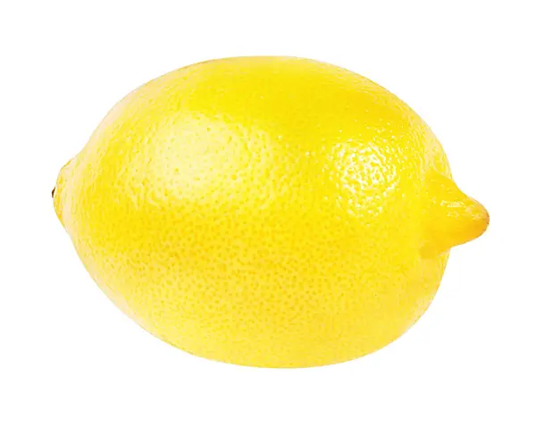 Verse citroen geïsoleerd op wit — Stockfoto