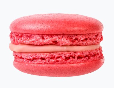 beyaz izole macaroons 