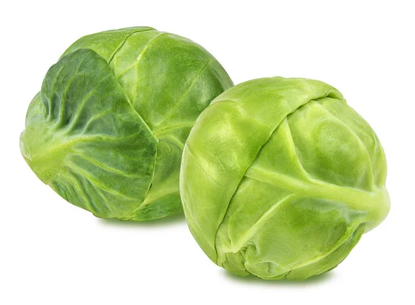 Brussels sprouts isolated on white — Stock Photo, Image