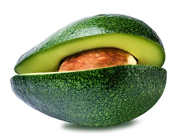 Avocado geïsoleerd op wit — Stockfoto