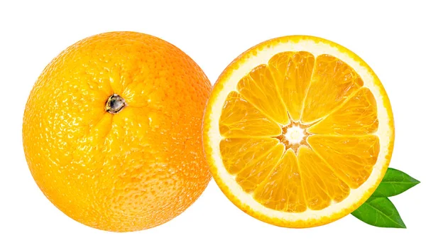 Oranges isolated on the white — Stock Photo, Image