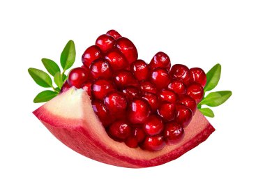  Beyaz üzerine izole edilmiş nar.