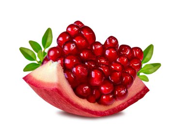  Beyaz üzerine izole edilmiş nar.