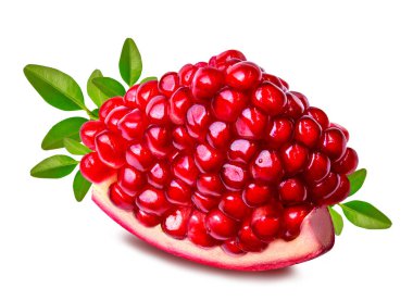  Beyaz üzerine izole edilmiş nar.