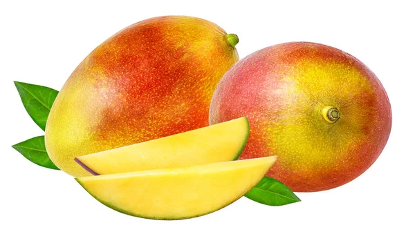 Mango fruit isolated on white — Stock Photo, Image