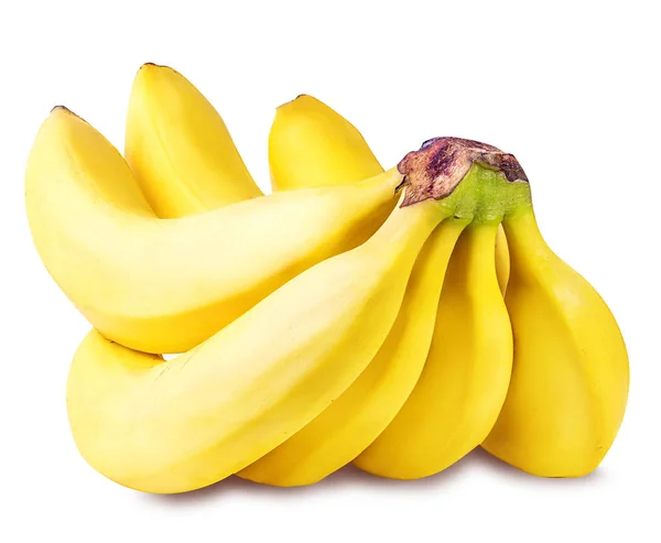 白に隔離されたバナナ — ストック写真