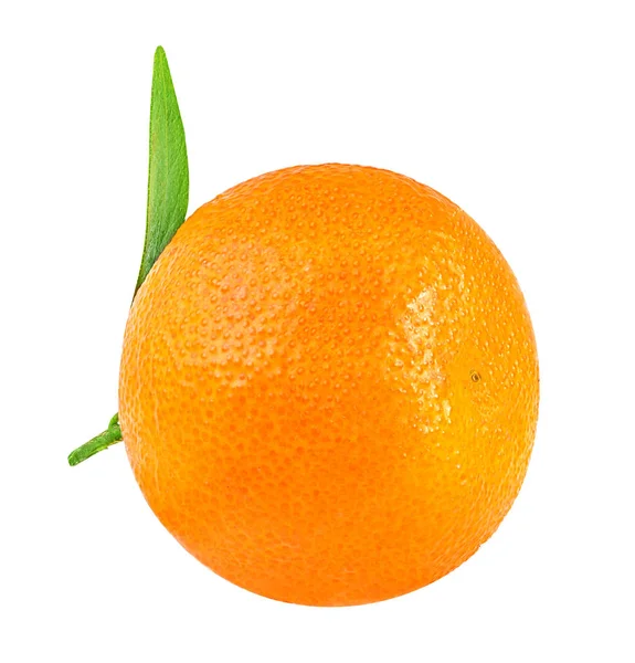 Tangerine or mandarin fruit isolated on white — Stock Photo, Image
