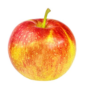 Elma beyaz üzerine izole 