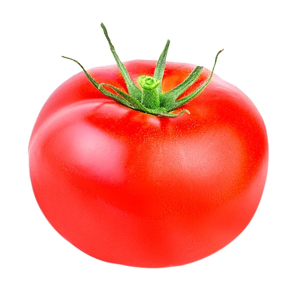 Tomat isolerad på vitt. — Stockfoto