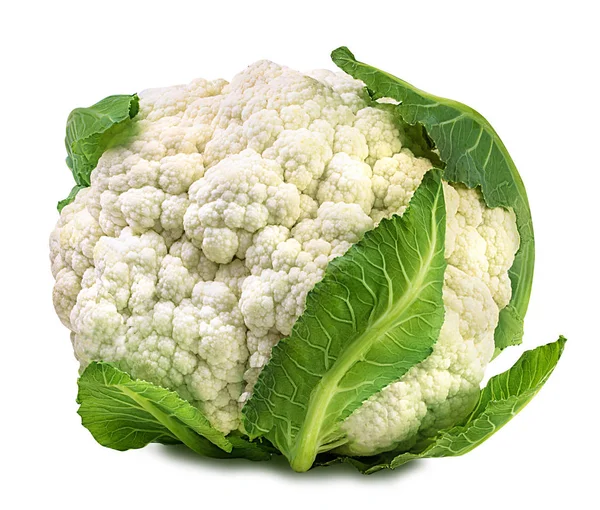 Cauliflower isolated on white — Stock Photo, Image