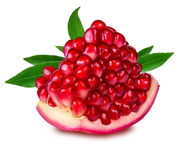 Beyaz üzerine izole edilmiş nar. 