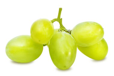 grapes isolated on the white 