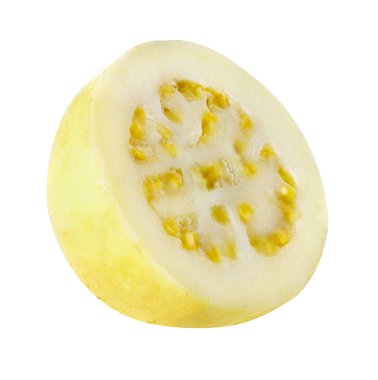 Guava beyaz üzerine izole 