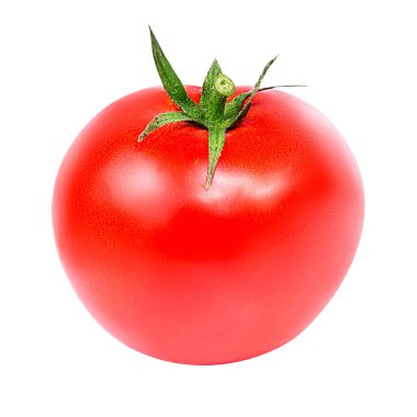 Domates beyazda izole. 