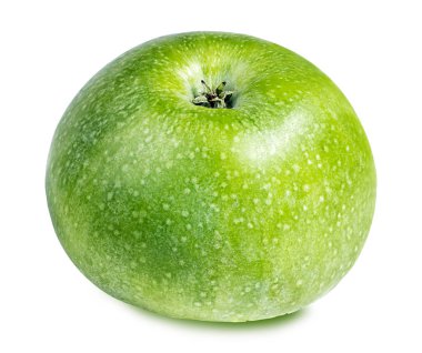 Elma beyaz üzerine izole 