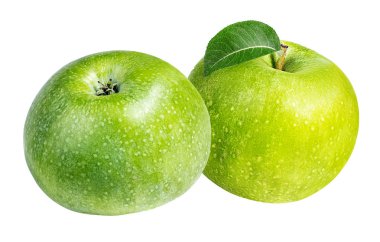 Elma beyaz üzerine izole 